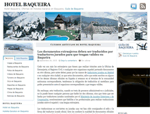 Tablet Screenshot of hotelbaqueira.org